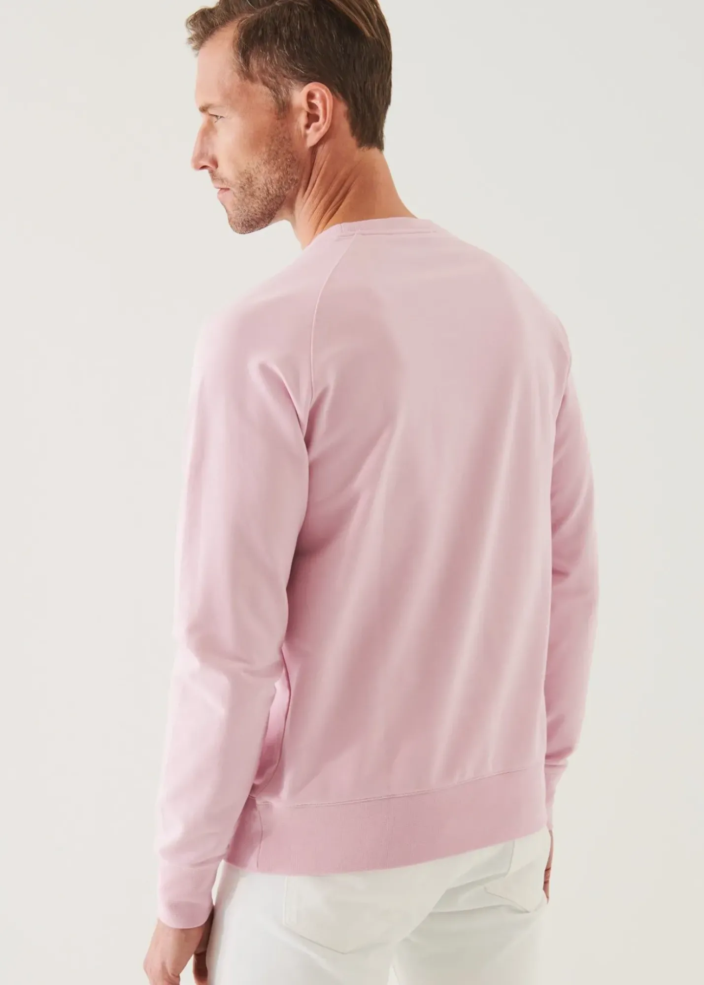 PATRICK ASSARAF Pima Cotton French Terry Raglan Sweatshirt|Men Sweatshirts & Hoodies