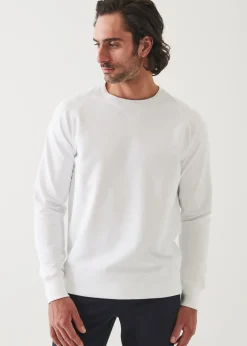 PATRICK ASSARAF Pima Cotton French Terry Raglan Sweatshirt|Men Sweatshirts & Hoodies