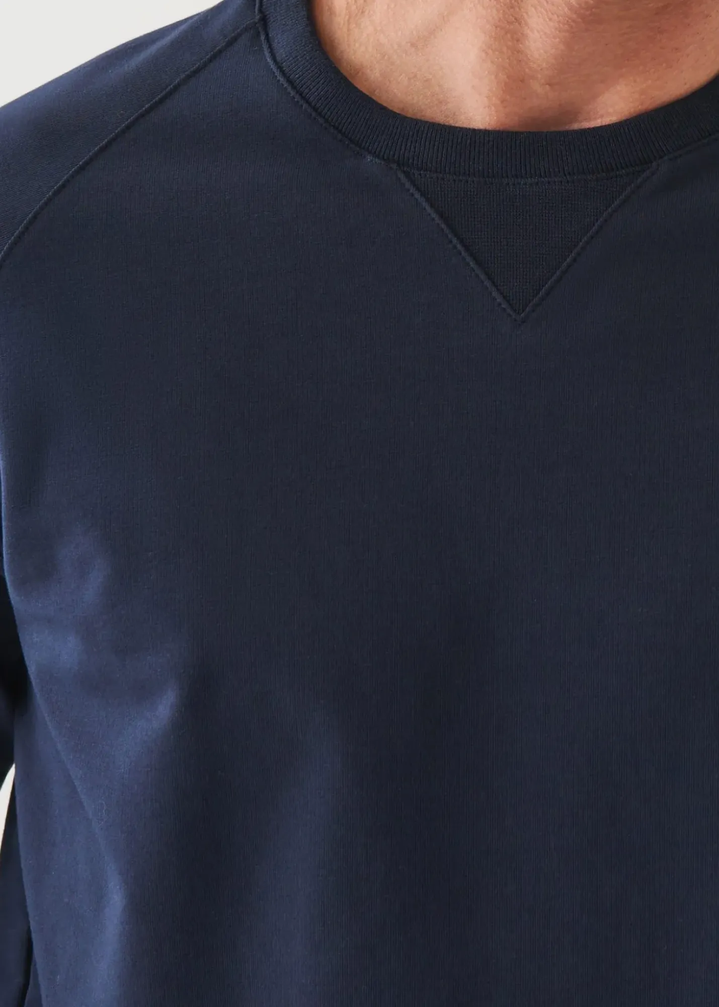 PATRICK ASSARAF Pima Cotton French Terry Raglan Sweatshirt|Men Sweatshirts & Hoodies