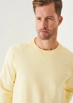 PATRICK ASSARAF Pima Cotton French Terry Raglan Sweatshirt|Men Sweatshirts & Hoodies