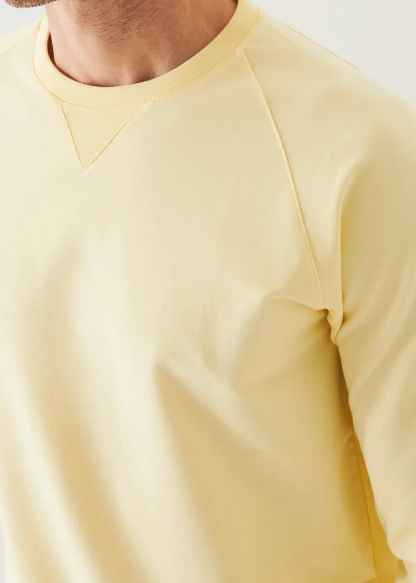 PATRICK ASSARAF Pima Cotton French Terry Raglan Sweatshirt|Men Sweatshirts & Hoodies