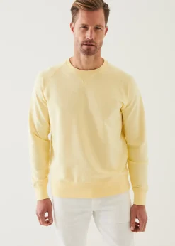 PATRICK ASSARAF Pima Cotton French Terry Raglan Sweatshirt|Men Sweatshirts & Hoodies