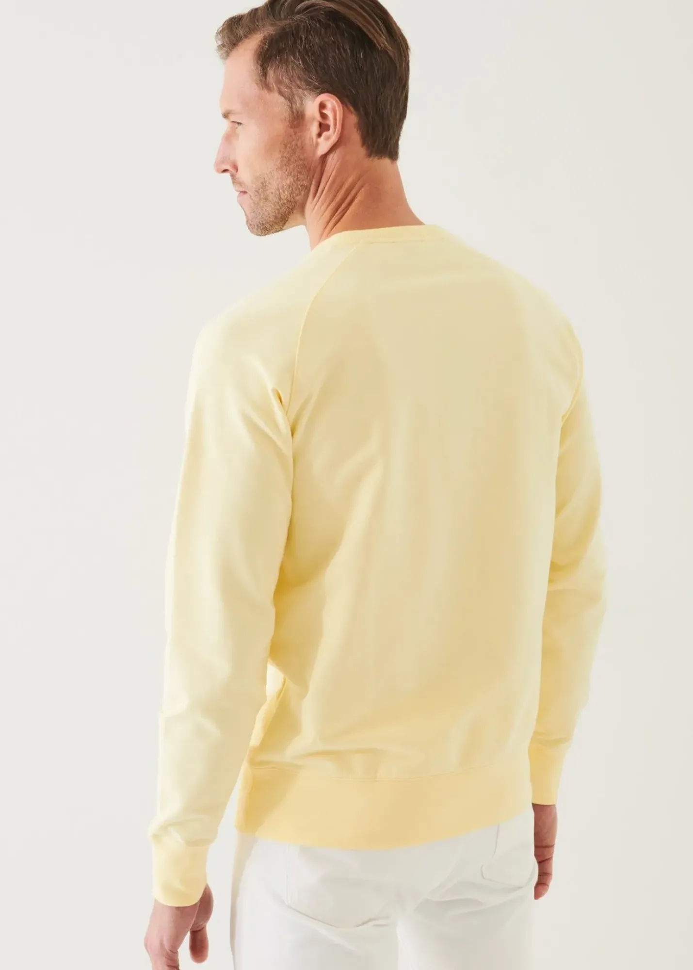 PATRICK ASSARAF Pima Cotton French Terry Raglan Sweatshirt|Men Sweatshirts & Hoodies