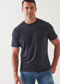 PATRICK ASSARAF Pima Cotton Stretch Brushed T-Shirt|Men T-Shirts
