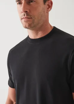 PATRICK ASSARAF Pima Cotton Stretch Brushed T-Shirt|Men T-Shirts