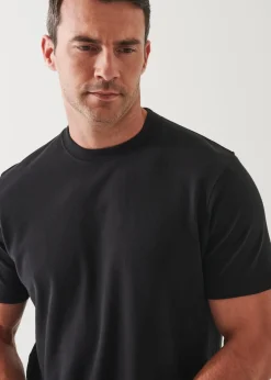 PATRICK ASSARAF Pima Cotton Stretch Brushed T-Shirt|Men T-Shirts