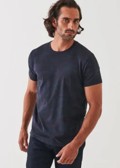 PATRICK ASSARAF Pima Cotton Stretch Camo T-Shirt|Men T-Shirts
