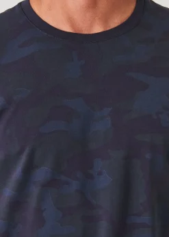 PATRICK ASSARAF Pima Cotton Stretch Camo T-Shirt|Men T-Shirts