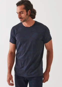 PATRICK ASSARAF Pima Cotton Stretch Camo T-Shirt|Men T-Shirts
