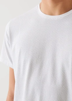 PATRICK ASSARAF Pima Cotton Stretch Degrade T-Shirt|Men T-Shirts