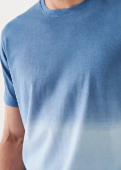PATRICK ASSARAF Pima Cotton Stretch Degrade T-Shirt|Men T-Shirts