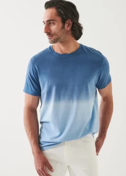 PATRICK ASSARAF Pima Cotton Stretch Degrade T-Shirt|Men T-Shirts