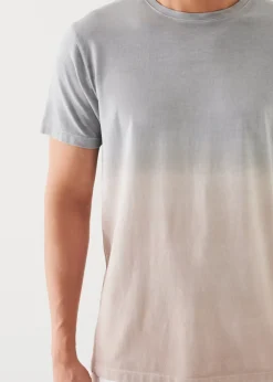 PATRICK ASSARAF Pima Cotton Stretch Degrade T-Shirt|Men T-Shirts