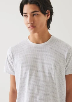 PATRICK ASSARAF Pima Cotton Stretch Degrade T-Shirt|Men T-Shirts