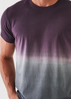 PATRICK ASSARAF Pima Cotton Stretch Degrade T-Shirt|Men T-Shirts