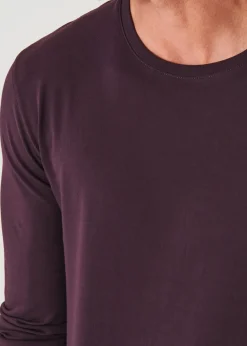 PATRICK ASSARAF Pima Cotton Stretch Long Sleeve T-Shirt|Men T-Shirts
