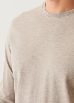 PATRICK ASSARAF Pima Cotton Stretch Overdye T-Shirt|Men T-Shirts