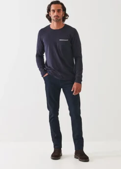 PATRICK ASSARAF Pima Cotton Stretch Pocket T-Shirt|Men T-Shirts