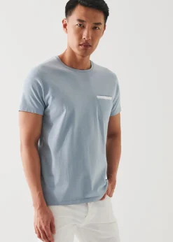 PATRICK ASSARAF Pima Cotton Stretch Pocket T-Shirt|Men T-Shirts
