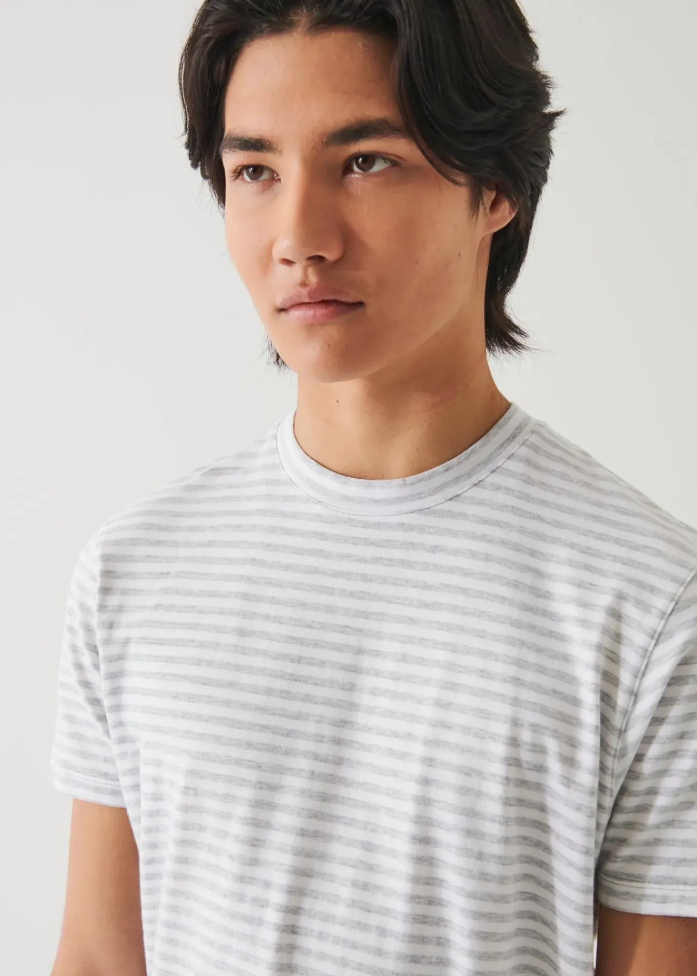 PATRICK ASSARAF Pima Cotton Stretch Pocket T-Shirt|Men T-Shirts