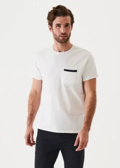 PATRICK ASSARAF Pima Cotton Stretch Pocket T-Shirt|Men T-Shirts