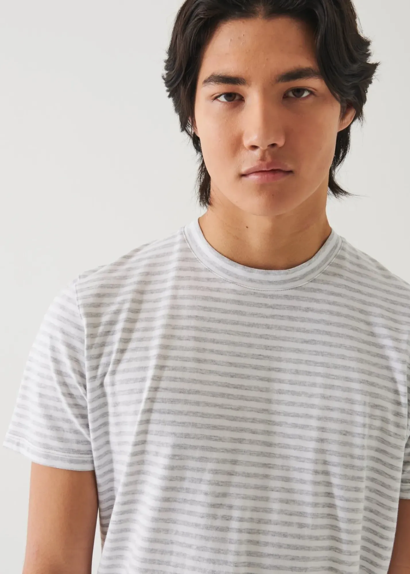 PATRICK ASSARAF Pima Cotton Stretch Pocket T-Shirt|Men T-Shirts