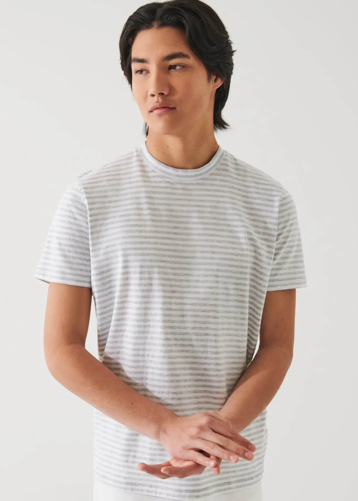 PATRICK ASSARAF Pima Cotton Stretch Pocket T-Shirt|Men T-Shirts