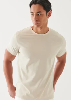 PATRICK ASSARAF Pima Cotton Stretch Printed T-Shirt|Men T-Shirts