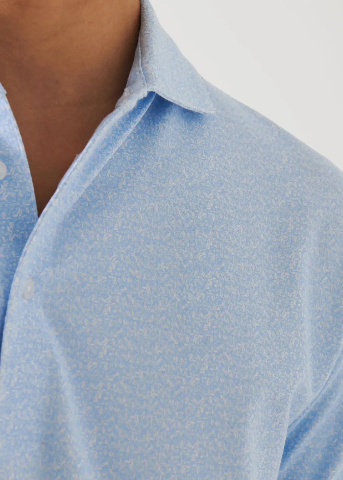 PATRICK ASSARAF Pima Cotton Stretch Printed Polo|Men Polos