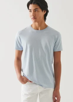 PATRICK ASSARAF Pima Cotton Stretch Printed T-Shirt|Men T-Shirts