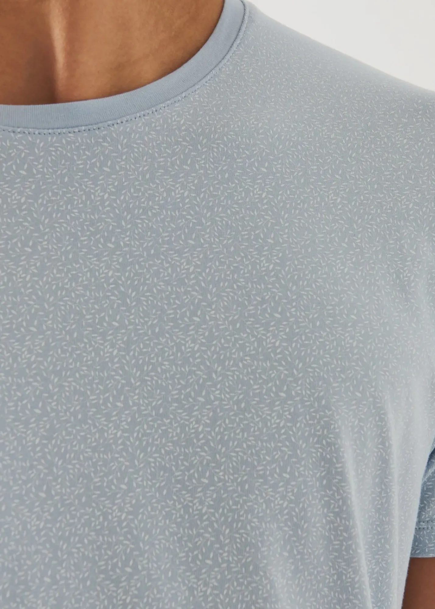 PATRICK ASSARAF Pima Cotton Stretch Printed T-Shirt|Men T-Shirts