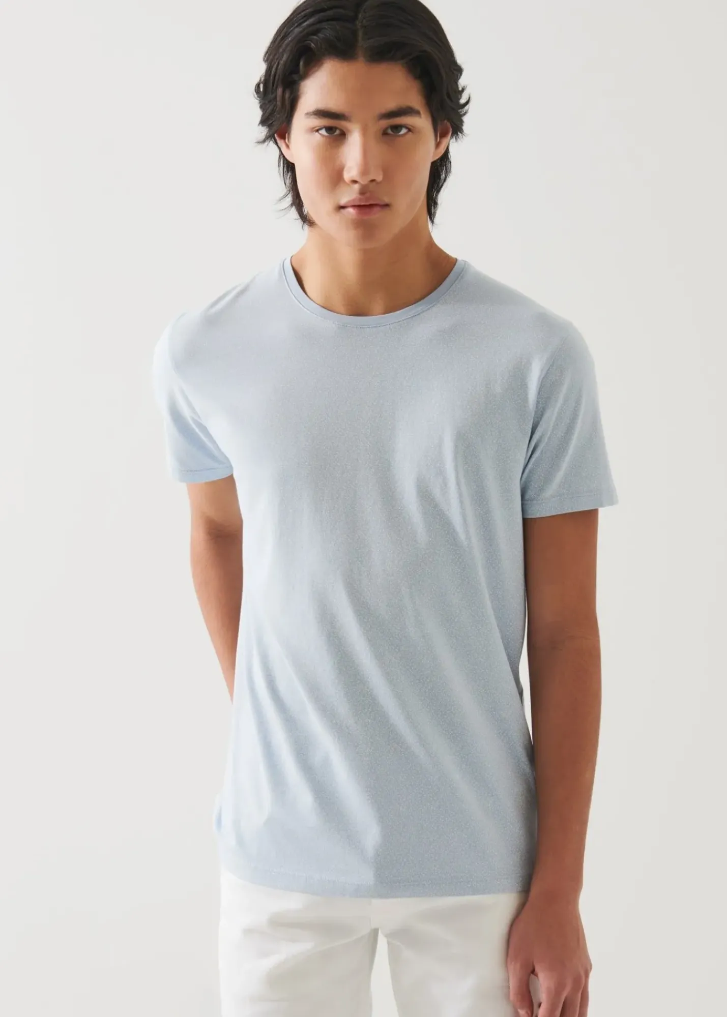 PATRICK ASSARAF Pima Cotton Stretch Printed T-Shirt|Men T-Shirts