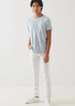 PATRICK ASSARAF Pima Cotton Stretch Printed T-Shirt|Men T-Shirts