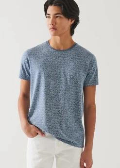 PATRICK ASSARAF Pima Cotton Stretch Printed T-Shirt|Men T-Shirts