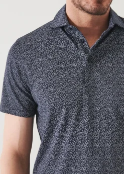 PATRICK ASSARAF Pima Cotton Stretch Printed Polo|Men Polos