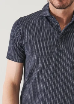 PATRICK ASSARAF Pima Cotton Stretch Printed Polo|Men Polos