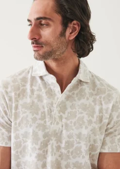 PATRICK ASSARAF Pima Cotton Stretch Printed Polo|Men Polos