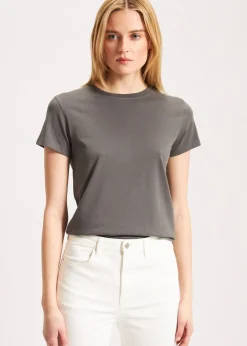 PATRICK ASSARAF Pima Cotton Stretch Slim T-Shirt|Women T-Shirts