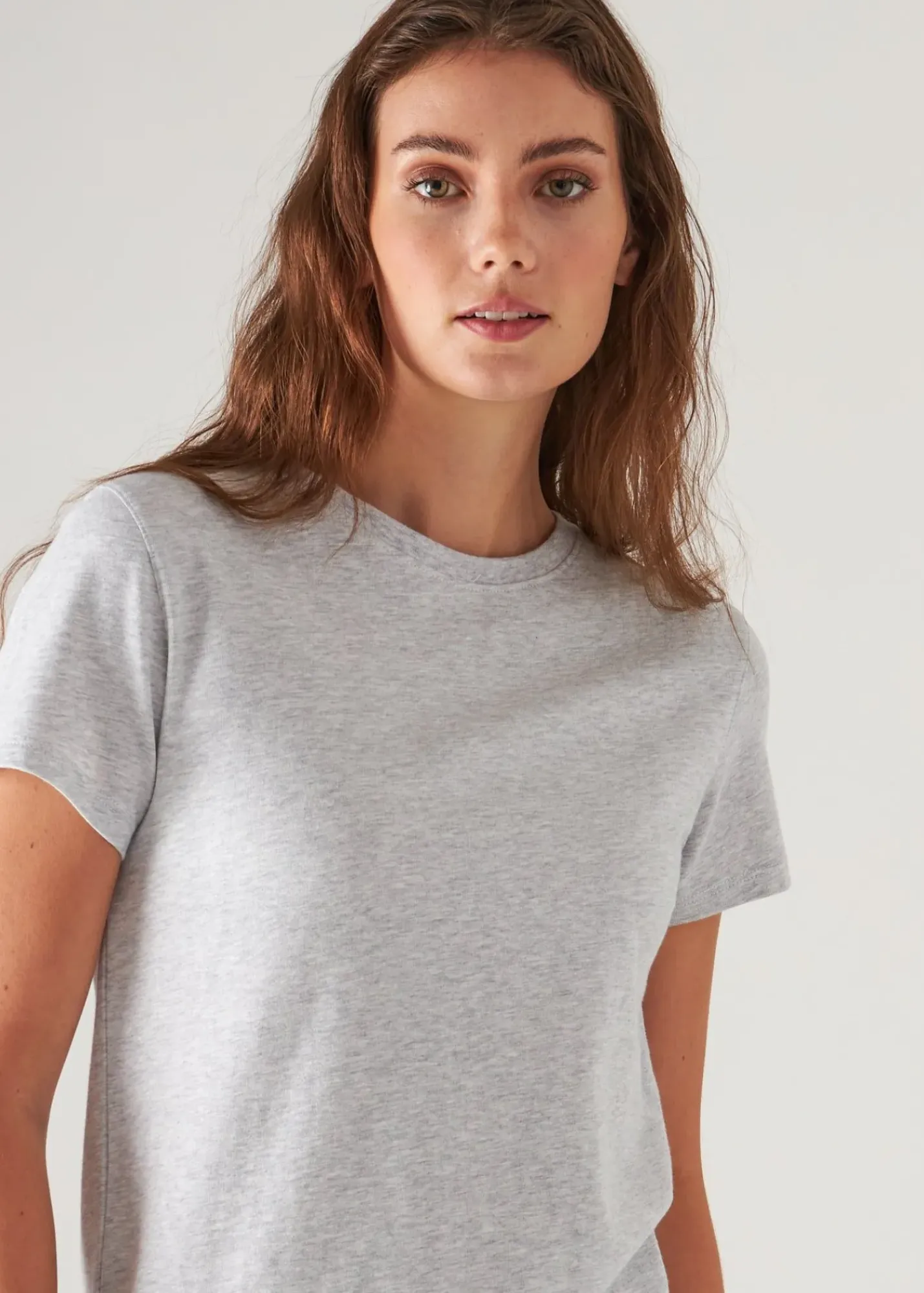 PATRICK ASSARAF Pima Cotton Stretch Slim T-Shirt|Women T-Shirts