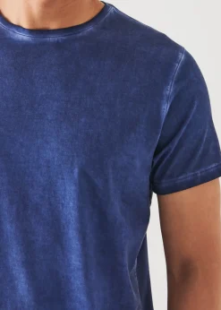 PATRICK ASSARAF Pima Cotton Stretch Vintage Wash T-Shirt|Men T-Shirts