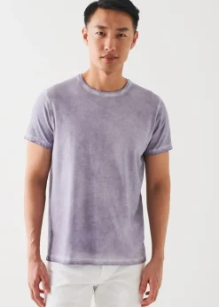 PATRICK ASSARAF Pima Cotton Stretch Vintage Wash T-Shirt|Men T-Shirts