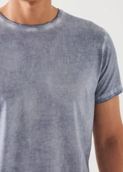 PATRICK ASSARAF Pima Cotton Stretch Vintage Wash T-Shirt|Men T-Shirts