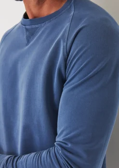 PATRICK ASSARAF Pima Stretch Fleece Crewneck|Men Sweatshirts & Hoodies