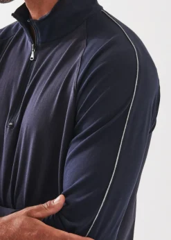 PATRICK ASSARAF Pima Stretch Fleece Degrade Crewneck|Men Sweatshirts & Hoodies