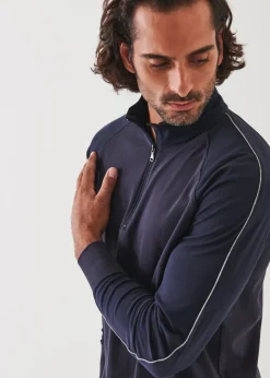 PATRICK ASSARAF Pima Stretch Fleece Degrade Crewneck|Men Sweatshirts & Hoodies