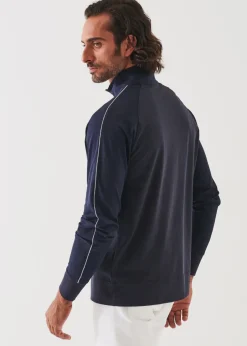 PATRICK ASSARAF Pima Stretch Fleece Degrade Crewneck|Men Sweatshirts & Hoodies