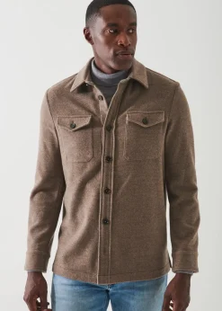 PATRICK ASSARAF Pima Stretch Fleece Hoodie|Men Sweatshirts & Hoodies