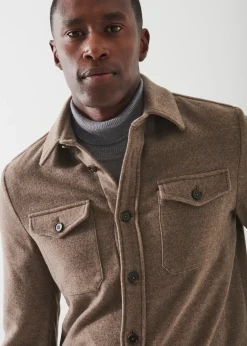 PATRICK ASSARAF Pima Stretch Fleece Hoodie|Men Sweatshirts & Hoodies