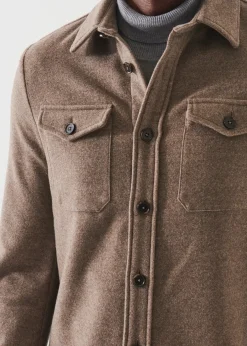 PATRICK ASSARAF Pima Stretch Fleece Hoodie|Men Sweatshirts & Hoodies