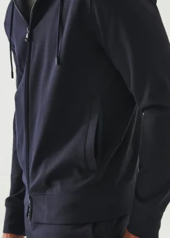 PATRICK ASSARAF Pima Stretch Fleece Quarter-Zip|Men Sweatshirts & Hoodies